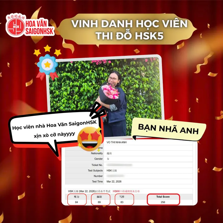 Hiệu quả cao — Bạn Nhã Anh — thi ngày 22/03/2026