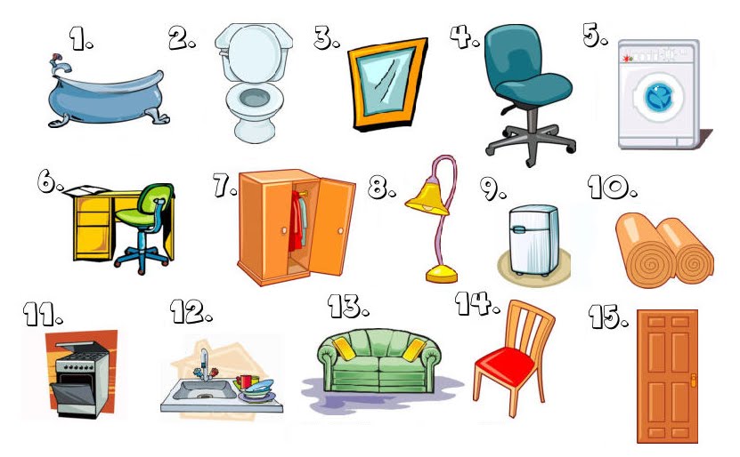 Từ vựng tiếng Trung chủ đề Đồ dùng trong gia đình